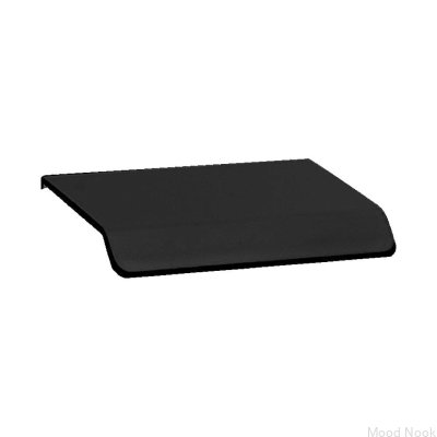 Uchwyt meblowy krawędziowy Curve 32 Aluminiowy Czarny