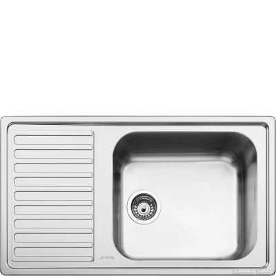 Zlewozmywak Stainless Steel Sinks LGM861S-2 1-komorowy Stal Nierdzewna z powłoką zapobiegającą zarysowaniom