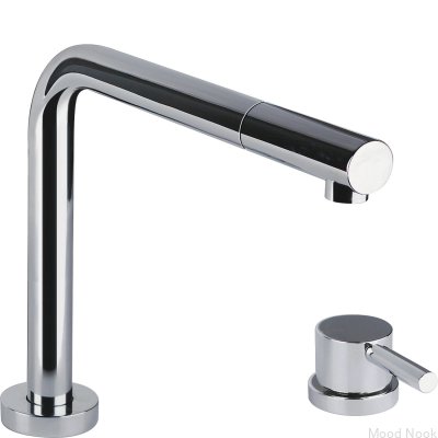 Bateria kuchenna z wyciąganą wylewką Universal MTD5CR Chromowana