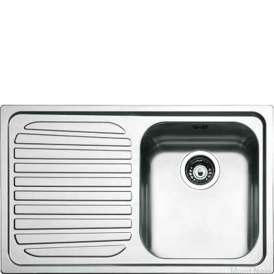 Zlewozmywak Omni SP791S-2 1-komorowy Stal Nierdzewna