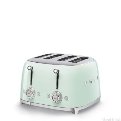Toster na 4 kromki 50'S Style Zielony 4 kieszenie