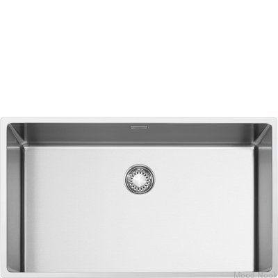 Évier Mira VR12S70, 1 bac, acier inoxydable