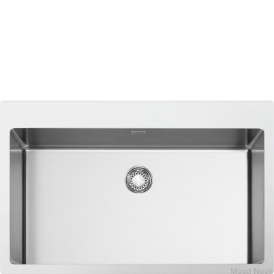 Évier Mira VR12S70RS, 1 bac, acier inoxydable