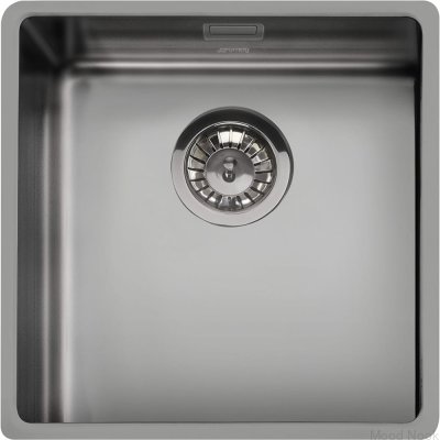 Zlewozmywak Stainless Steel Sinks 1-komorowy Postarzany Srebrny (Powłoka PVD)