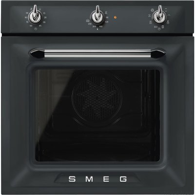 Piekarnik 60 Victoria SF69M3TNO 8 funkcji pieczenia Czarny Matowy