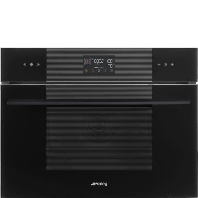 Four avec fonction vapeur 45 Linea 12 fonctions de cuisson Noir
