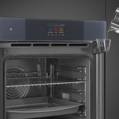 Piekarnik z funkcją pary 60 Linea SOP6104S2PG 19 funkcji pieczenia Szary