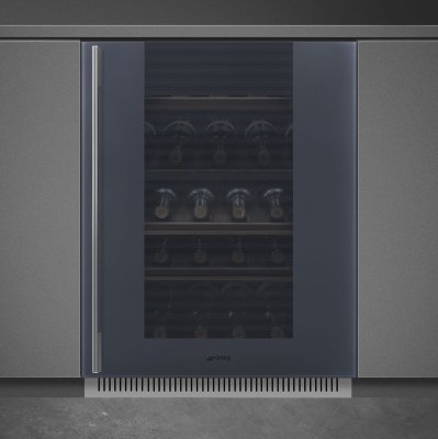 Chłodziarka na wino 82 cm Linea CVI138RG Szara