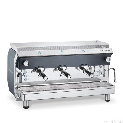 Machine à café semi-automatique Geniale 3 groupes Graphite