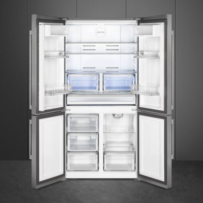 Lodówka Universal FQ60XDE 182 cm French Door Stal Nierdzewna