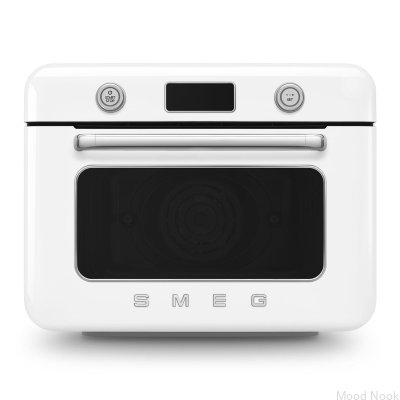Piekarnik nablatowy z funkcją pary 50's style COF01WHEU 10 funkcji pieczenia Biały