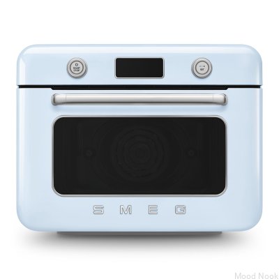 Piekarnik nablatowy z funkcją pary 50's style COF01PBEU 10 funkcji pieczenia Pastelowy Niebieski