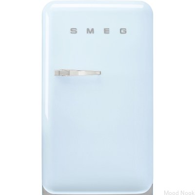 Refrigerador FAB10RPB6 estilo años 50, 97 cm, azul pastel (tirador cromado)