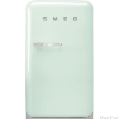 Refrigerador FAB10RPG6 estilo años 50, 97 cm, verde pastel (tirador cromado)