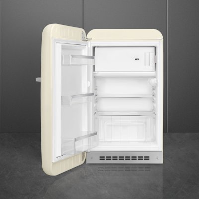 Lodówka 50'S Style FAB10LCR6 97 cm Beżowa (Chromowany Uchwyt)