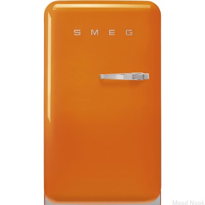Refrigerador FAB10LOR6 estilo años 50, 97 cm, color naranja (tirador cromado)