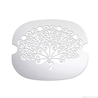Bandeja de gotejamento decorativa para máquinas de café expresso de alavanca Cromado LPAGPELS01