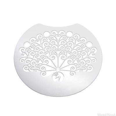 Bandeja de gotejamento decorativa para máquinas de café expresso de alavanca Cromado LPAGPSTS01
