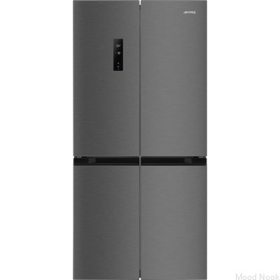 Lodówka Universal FQI48KD 179 cm French Door Czarna Stal Nierdzewna