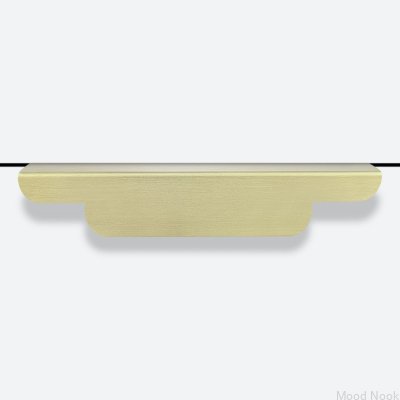 Puxador para móveis Tilda Matt 160, latão dourado escovado fosco