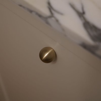 Möbelknopp Kula 11 30 Mässing