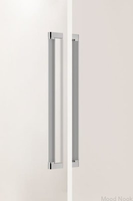Uchwyt meblowy podłużny dwustronny Brooklyn Big 448 Aluminiowy Niklowany Polerowany