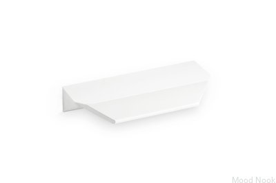 Uchwyt meblowy krawędziowy Vann 100 Aluminiowy Biały Mat