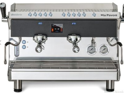 Кофемашина La Pavoni Professional 2-групповая Темно-серый