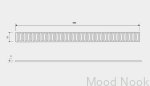16020900--Ruszt-do-odpływu-ClassicLine-Column-860-Stalowy-Szczotkowany-Unidrain-MoodNook_2