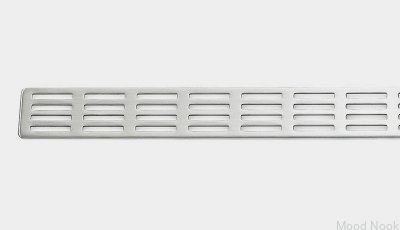 Rejilla de drenaje ClassicLine Stripe 660 acero cepillado