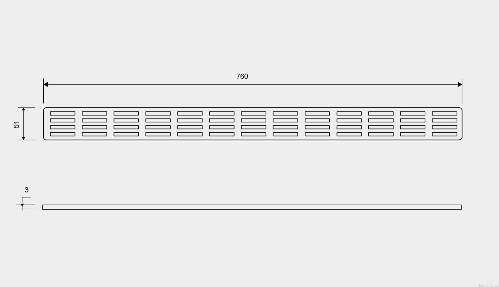 16050800--Ruszt-do-odpływu-ClassicLine-Stripe-760-Stalowy-Szczotkowany-Unidrain-MoodNook_2