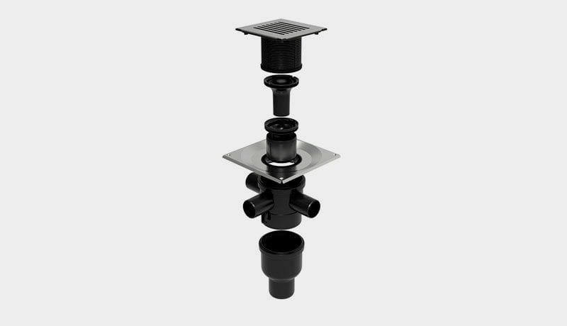 80240075--Zestaw-odpływowy-kwadratowy-ClassicLine-Column-z-pionowym-wylotem-75-mm-i-bocznymi-przyłączami-Unidrain-MoodNook_1