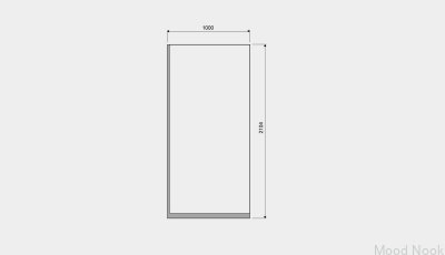 Mampara de ducha GlassLine 1000