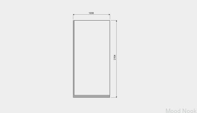 Mampara de ducha GlassLine 1200