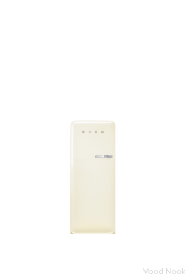 Refrigerador FAB28LCR6 estilo años 50, 153 cm, sistema MultiFlow, beige (tirador cromado)