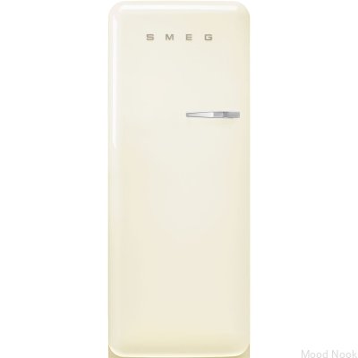 Lodówka 50'S Style FAB28LCR6 153 cm System MultiFlow Beżowa (Chromowany Uchwyt)