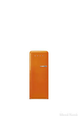 Réfrigérateur FAB28LOR6 style années 50 153 cm MultiFlow System Orange (poignée chromée)