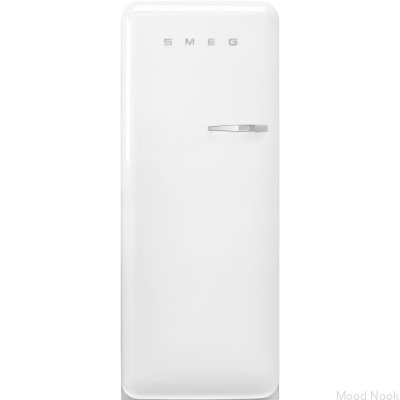 Lodówka 50'S Style FAB28LWH6 153 cm System MultiFlow Biała (Chromowany Uchwyt)