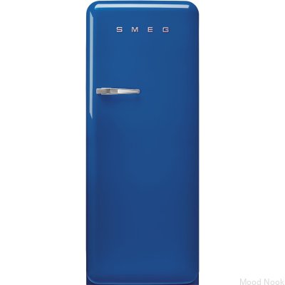 Refrigerador MultiFlow estilo años 50 FAB28RBE6 de 153 cm, color azul (tirador cromado)