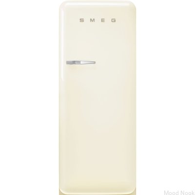 Lodówka 50'S Style FAB28RCR6 153 cm System MultiFlow Beżowa (Chromowany Uchwyt)
