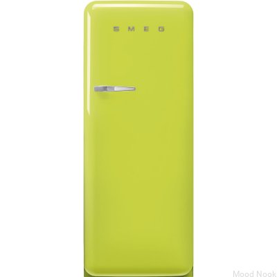 Lodówka 50'S Style FAB28RLI6 153 cm System MultiFlow Limonkowa (Chromowany Uchwyt)