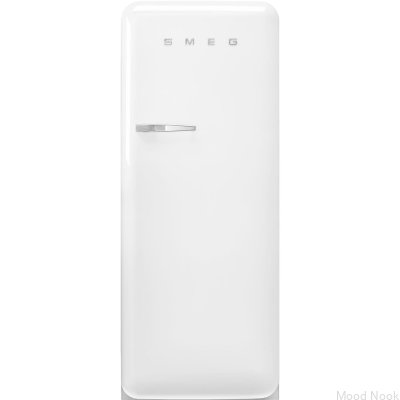 Lodówka 50'S Style FAB28RWH6 153 cm System MultiFlow Biała (Chromowany Uchwyt)