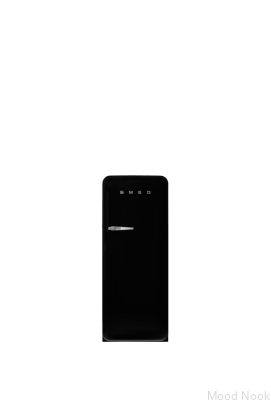 Sistema MultiFlow de 153 cm, estilo años 50, FAB28RDBLM6, negro mate (mango cromado)