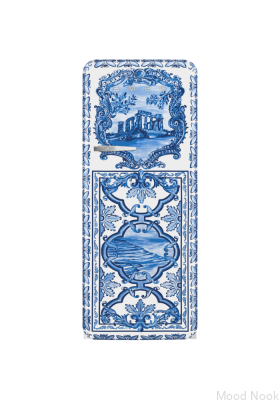 Sistema MultiFlow D&G Blu Mediterraneo, estilo años 50, FAB28RDGME6, 153 cm (mango cromado)