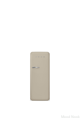 Refrigerador MultiFlow System de 153 cm, estilo años 50, FAB28RDPP6, color pálido (tirador cromado)