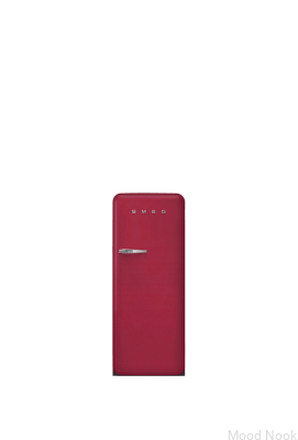 Refrigerador estilo años 50 FAB28RDRB6 de 153 cm con sistema MultiFlow rojo (tirador cromado)