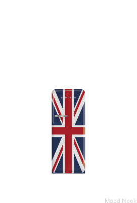 Sistema MultiFlow de 153 cm, estilo años 50, FAB28RDUJ6, bandera británica (mango cromado)