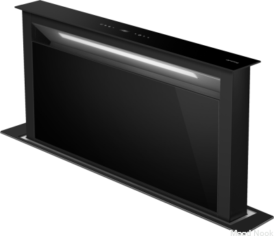 Okap do zabudowy w blacie Universal KDD90CNE2 Czarne Szkło