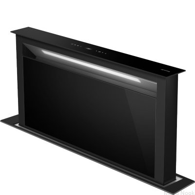 Okap do zabudowy w blacie Universal KDD90CNE2 Czarne Szkło