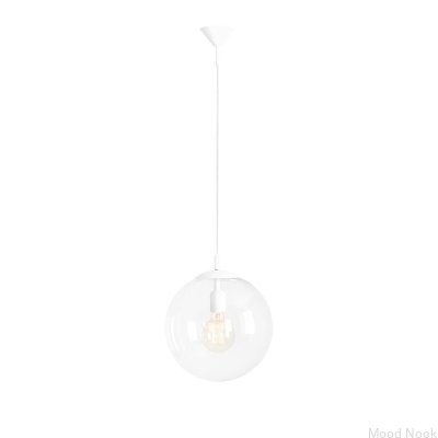 Lampa wisząca Globe Metalowa Biała